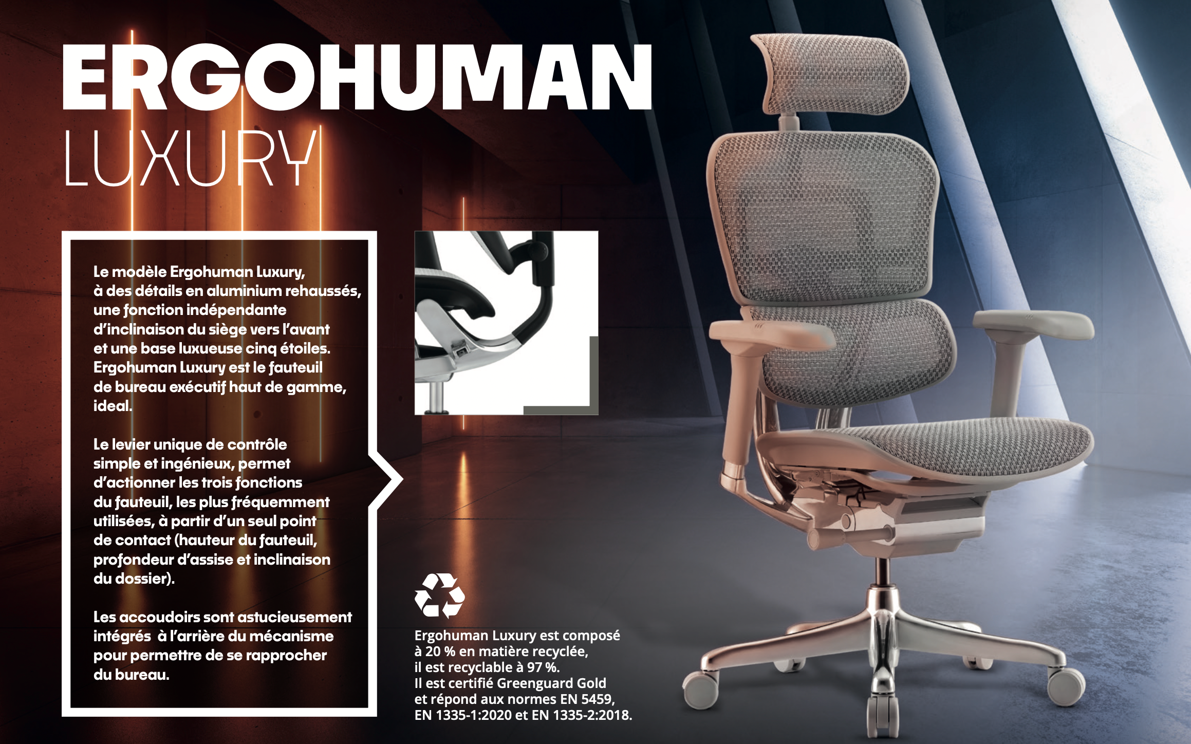 siege-bureau-fourniture-professionel-travail-comfwork-confort-ergonomique-ergohuman-mirus-fauteuil-luxury-élite-classique-lombaire-accoudoir-assise-siegeandco-noir-gris